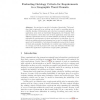 Evaluating Ontology Criteria for Requirements in a Geographic Travel Domain