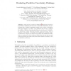 Evaluating Predictive Uncertainty Challenge