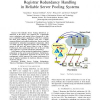 Evaluation and Optimization of the Registrar Redundancy Handling in Reliable Server Pooling Systems