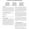 Evaluation of interrupt handling timeliness in real-time Linux operating systems