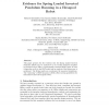 Evidence for Spring Loaded Inverted Pendulum Running in a Hexapod Robot