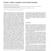 Evidence of phase transitions in heart period dynamics