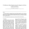 Evolutionary induced decision trees for dangerous software modules prediction