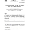 Evolutionary molecular structure determination using Grid-enabled data mining