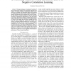 Evolutionary random neural ensembles based on negative correlation learning