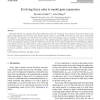 Evolving fuzzy rules to model gene expression