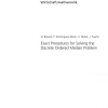 Exact procedures for solving the discrete ordered median problem
