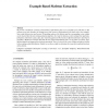 Example-based skeleton extraction