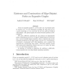 Existence and Construction of Edge Disjoint Paths on Expander Graphs