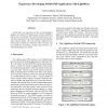 Experiences Developing Mobile P2P Applications with LightPeers