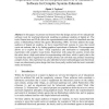 Experiences from the Development and Use of Simulation Software for Complex Systems Education