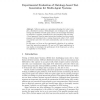 Experimental Evaluation of Ontology-Based Test Generation for Multi-agent Systems