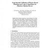 Experimental Validation of Physics-Based Planning and Control Algorithms for Planetary Robotic Rovers