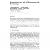 Experimenting with Nonmonotonic Reasoning