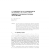 Experiments in Constrained Prehensile Manipulation: Distributed Manipulation with Ropes