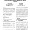 Experiments with random projections for machine learning