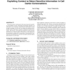 Exploiting context to detect sensitive information in call center conversations
