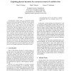 Exploiting Physical Dynamics for Concurrent Control of a Mobile Robot