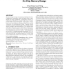 Exploiting soft redundancy for error-resilient on-chip memory design