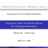 Expressive Power of Definite Clauses for Verifying Authenticity