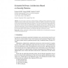 Extended Software Architecture Based on Security Patterns