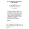 Extracting Behavior Specification of Components in Legacy Applications