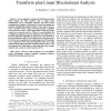 Face Recognition using Discrete Cosine Transform plus Linear Discriminant Analysis