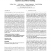 Failure detection and localization in component based systems by online tracking