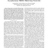 Fair Randomized Antenna Allocation in Asynchronous MIMO Multi-Hop Networks