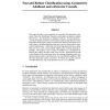 Fast and Robust Classification using Asymmetric AdaBoost and a Detector Cascade