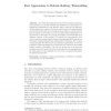 Fast Approaches to Robust Railway Timetabling