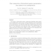 Fast construction of hierarchical matrix representation from matrix-vector multiplication