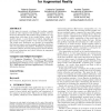 Fast model tracking with multiple cameras for augmented reality