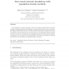 Fast neural network simulations with population density methods