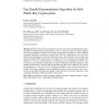 Fast Parallel Exponentiation Algorithm for RSA Public-Key Cryptosystem