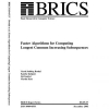 Faster Algorithms for Computing Longest Common Increasing Subsequences