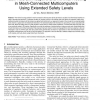 Fault-Tolerant Adaptive and Minimal Routing in Mesh-Connected Multicomputers Using Extended Safety Levels