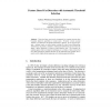 Feature Based Cut Detection with Automatic Threshold Selection