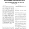 Feature selection and policy optimization for distributed instruction placement using reinforcement learning