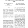Feedback-controlled WLAN: Achieving Channel-Availability in Mesh Networks