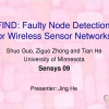 FIND: faulty node detection for wireless sensor networks