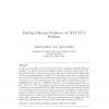 Finding Folkman Numbers via MAX CUT Problem