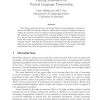 Finding Subsumers for Natural Language Presentation