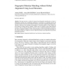 Fingerprint Minutiae Matching without Global Alignment Using Local Structures