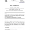 Finite information logic