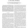 Fixed-Period Packet Sampling and its Application to Flow Rate Estimation