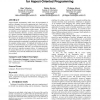 Flexible calling context reification for aspect-oriented programming
