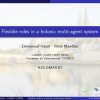 Flexible Roles in a Holonic Multi-Agent System
