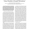 Force/Vision Based Active Damping Control of Contact Transition in Dynamic Environments