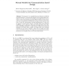 Formal Models for Communication-Based Design
